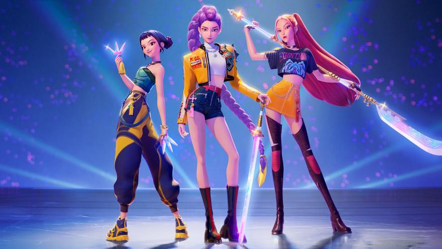 ‘Las guerreras KPop’ baten récords en Netflix
