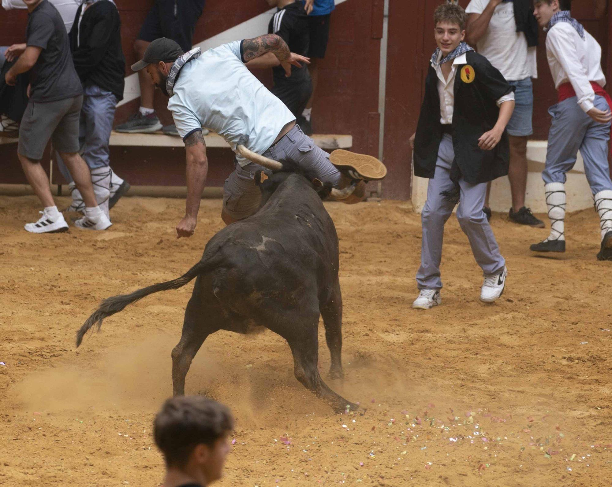 Eb imágenes: Las vaquillas reinan en el Iradier Arena