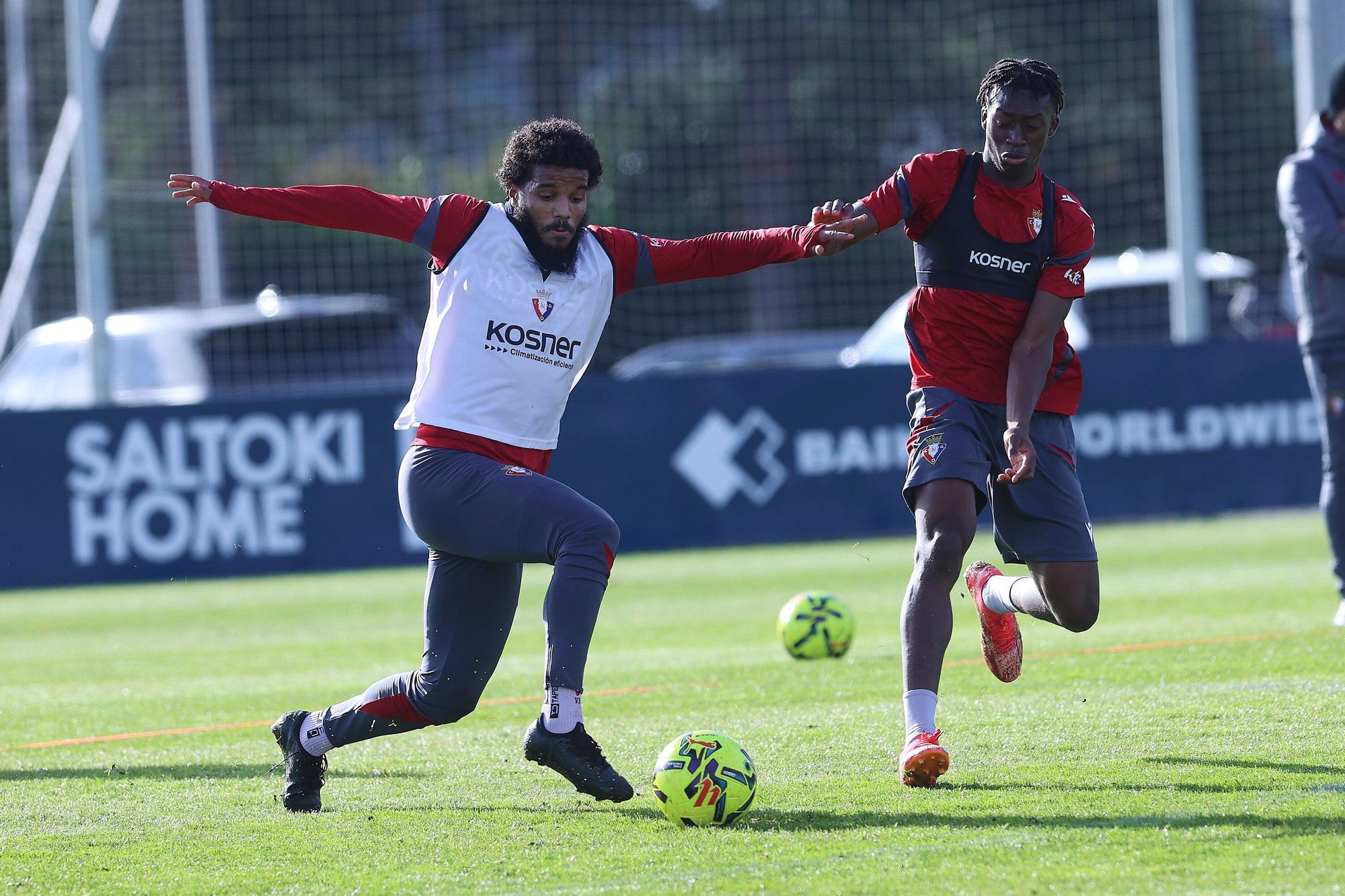 Fotos del entrenamiento de Osasuna de este 3 de diciembre