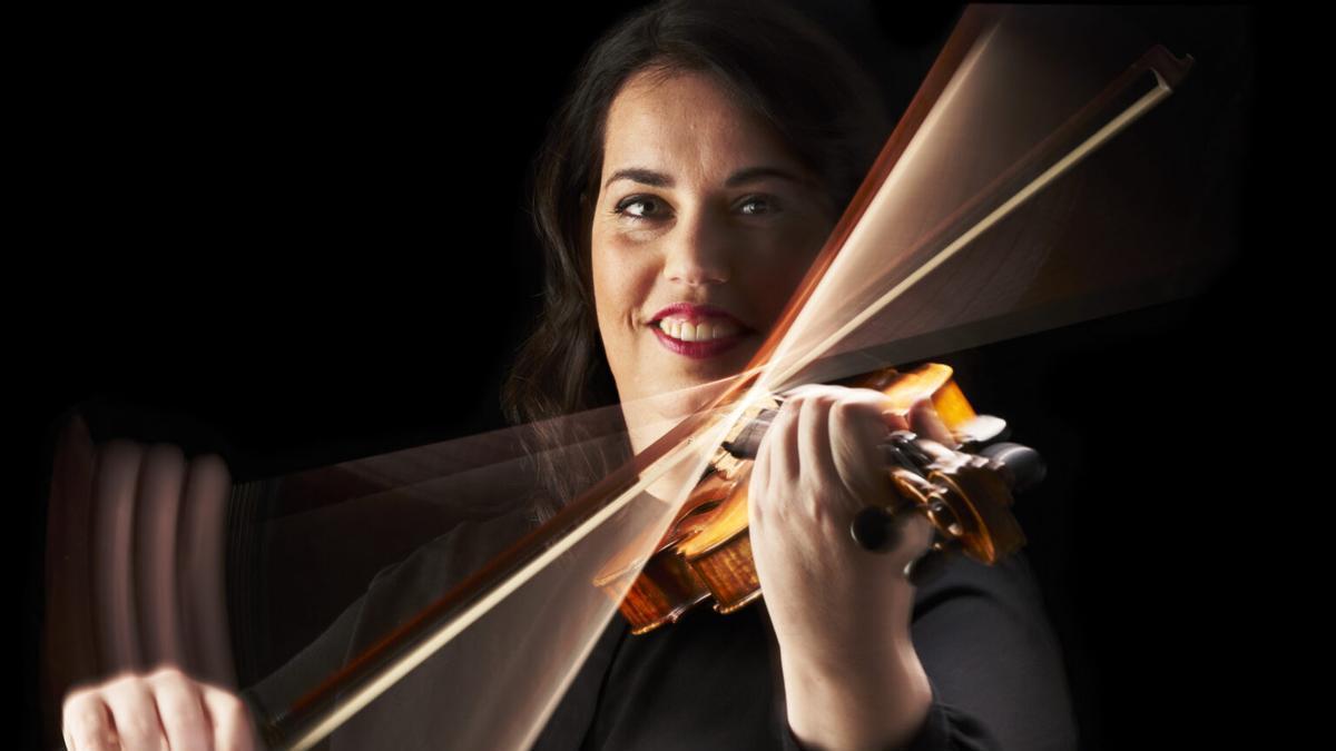 La violinista Cecilia Bercovich.