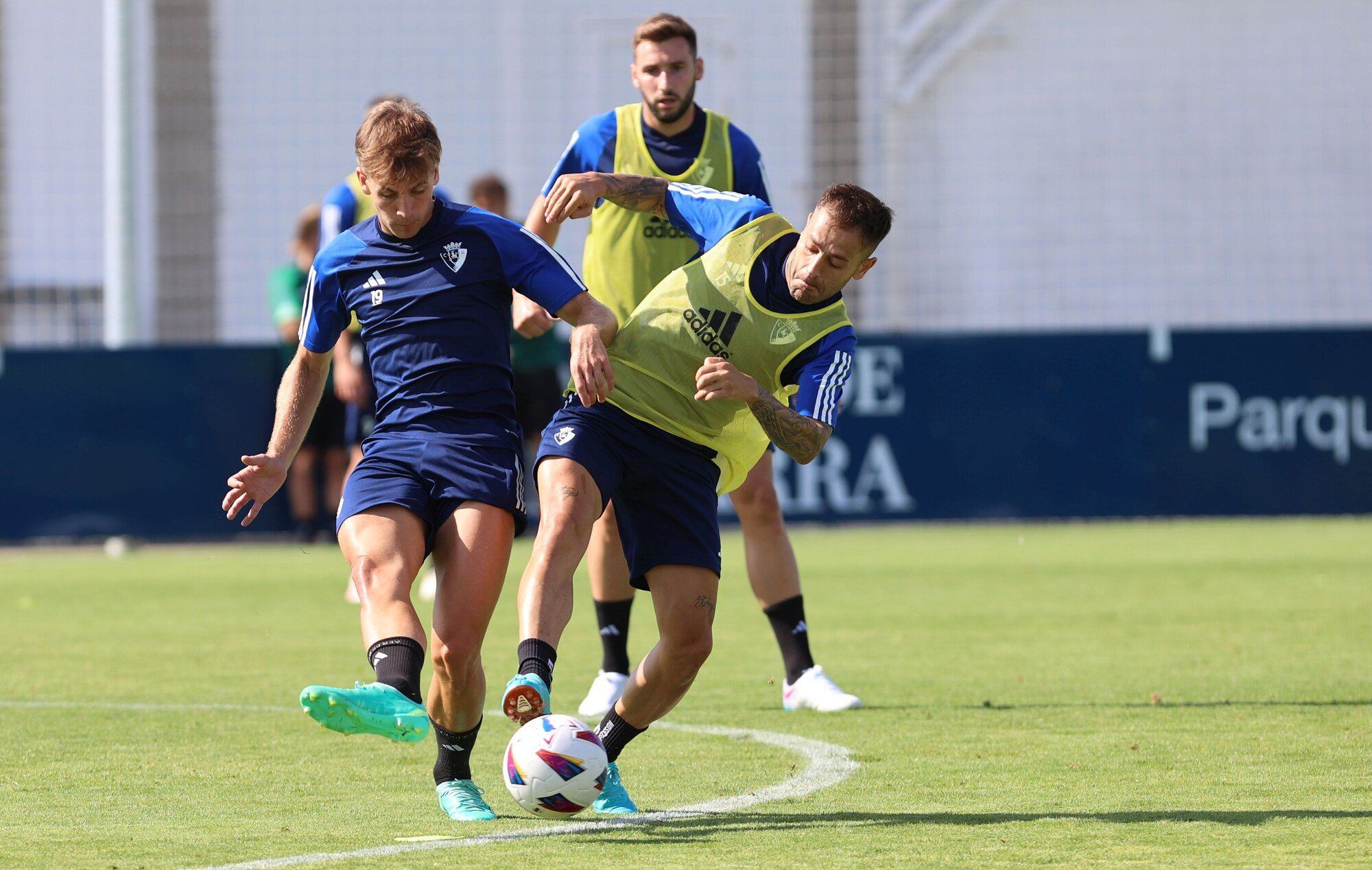 Fotos del entrenamiento de Osasuna en Tajonar de este lunes 24 de julio