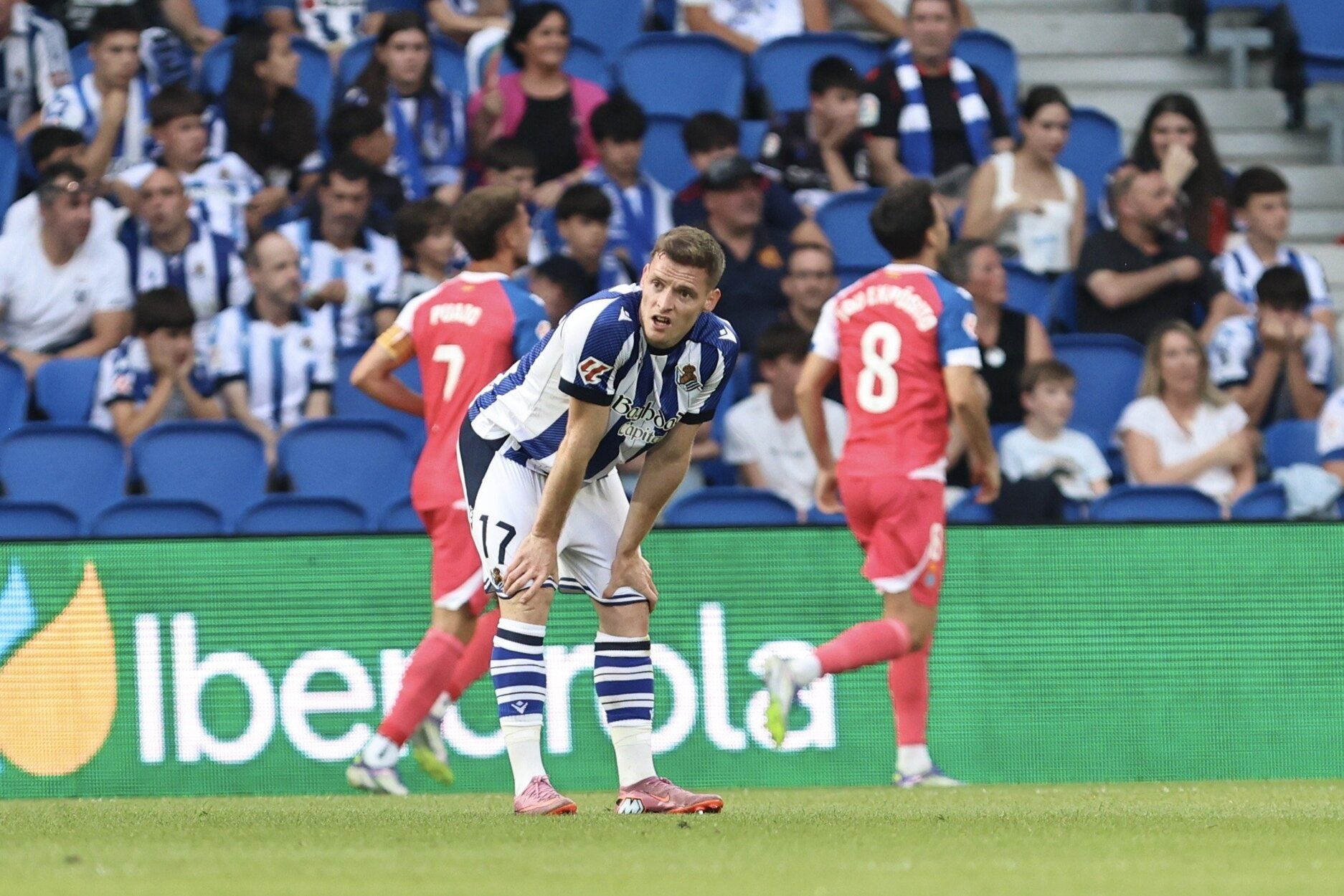 Partido loco en Anoeta de la Real Sociedad y el Espanyol