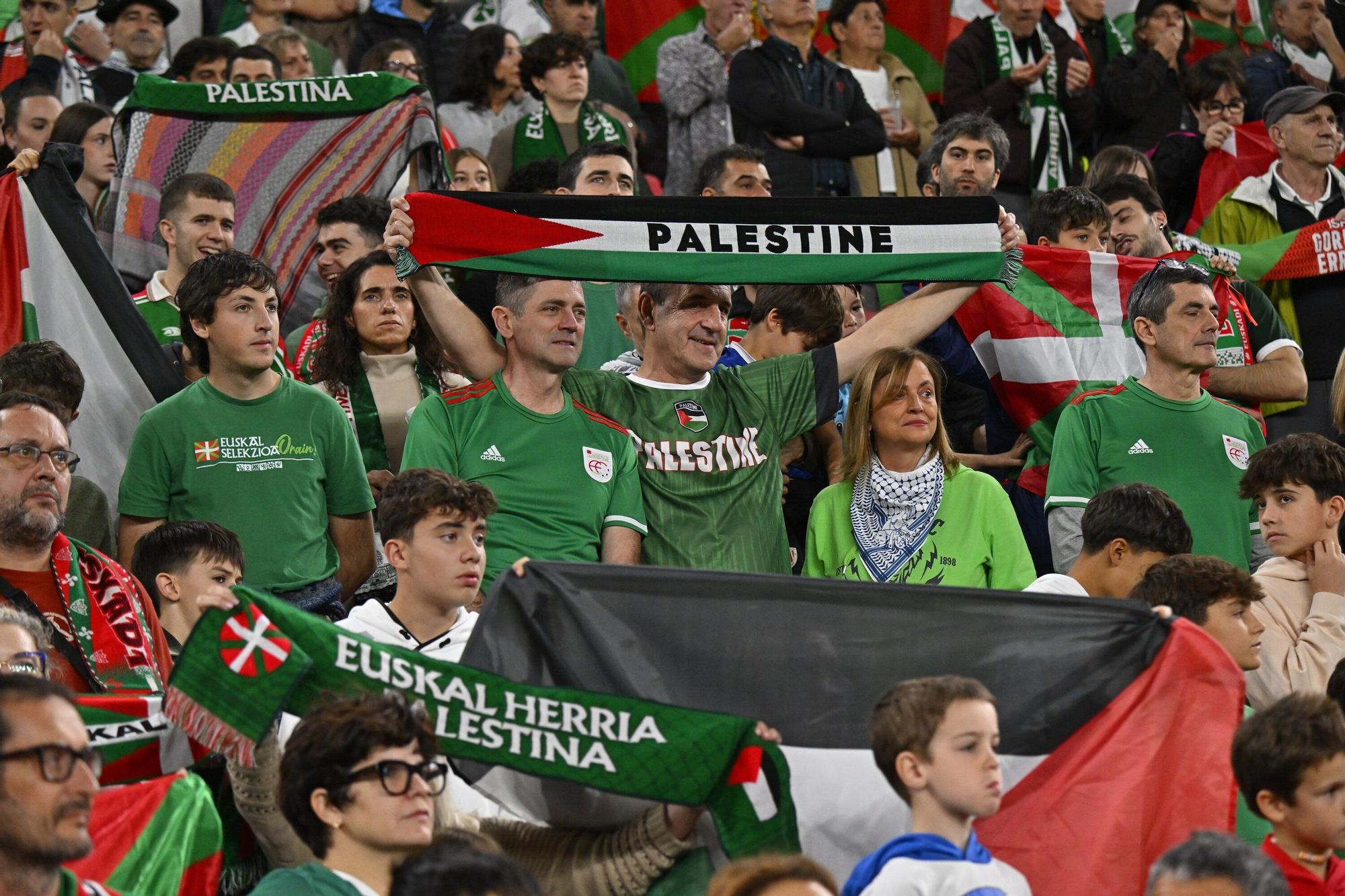 Las imágenes del Euskal Selekzioa - Palestina