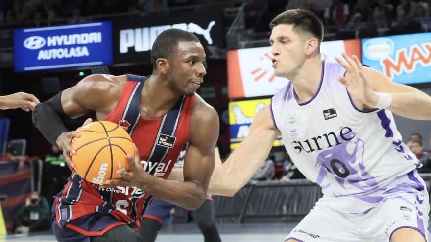 Histórica primera mitad del Baskonia en el derbi
