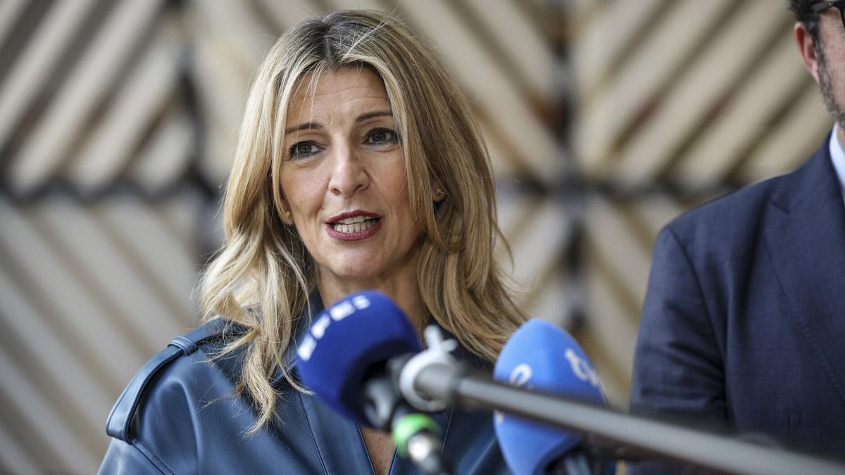 La vicepresidenta segunda y ministra de Trabajo, Yolanda Díaz.