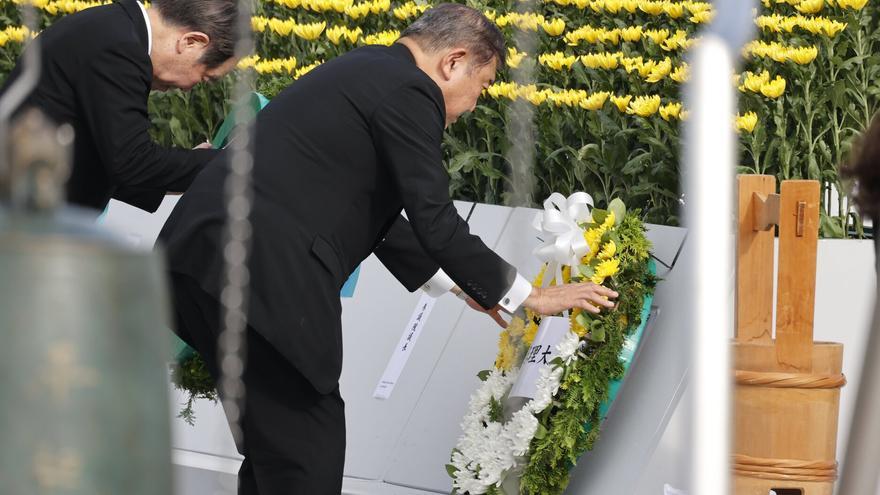 Hiroshima pide poner fin a las armas nucleares en el 80 aniversario del bombardeo