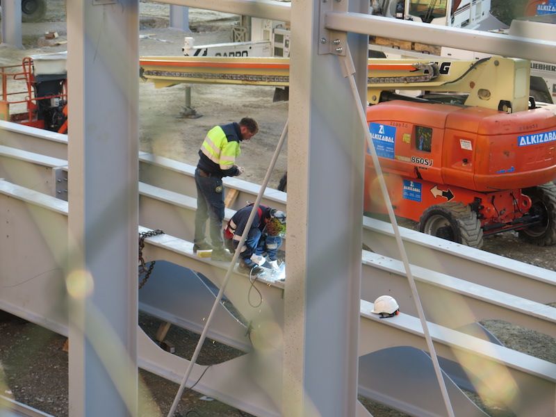 La espectacular obra de la empresa Smartlog de Urretxu, en imágenes