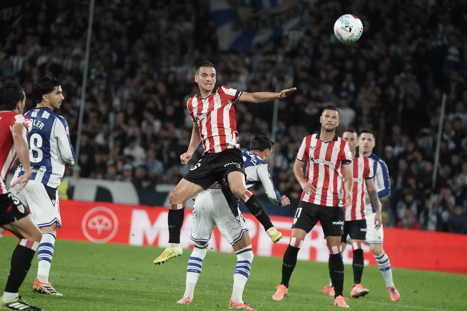 Las mejores imágenes del partido entre la Real y el Athletic