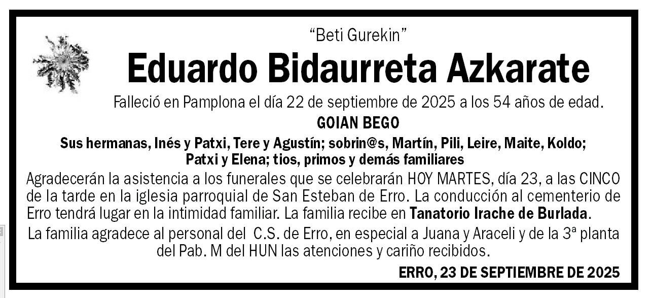 Eduardo Bidaurreta Azkarate