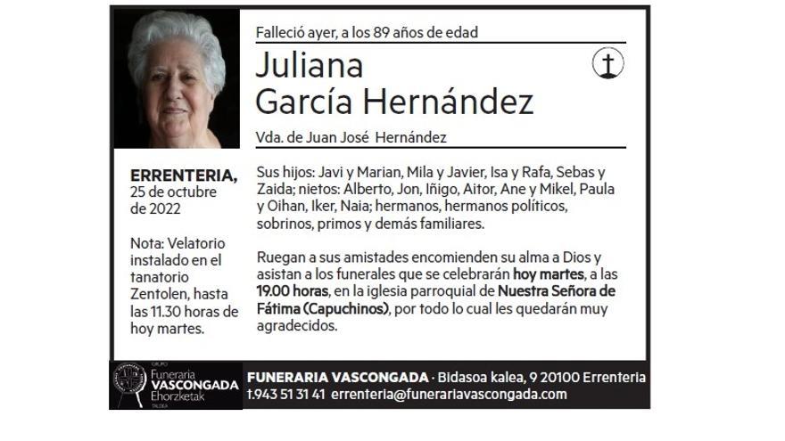 Juliana García Hernández