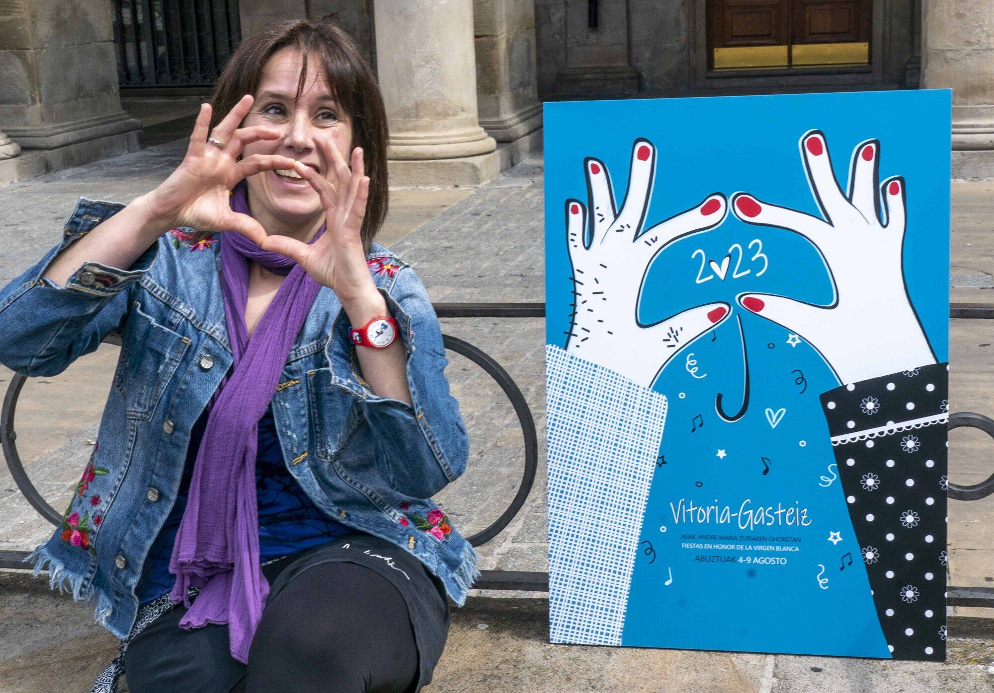 En imágenes: Este es el cartel que representará las Fiestas de la Blanca 2023 de Vitoria