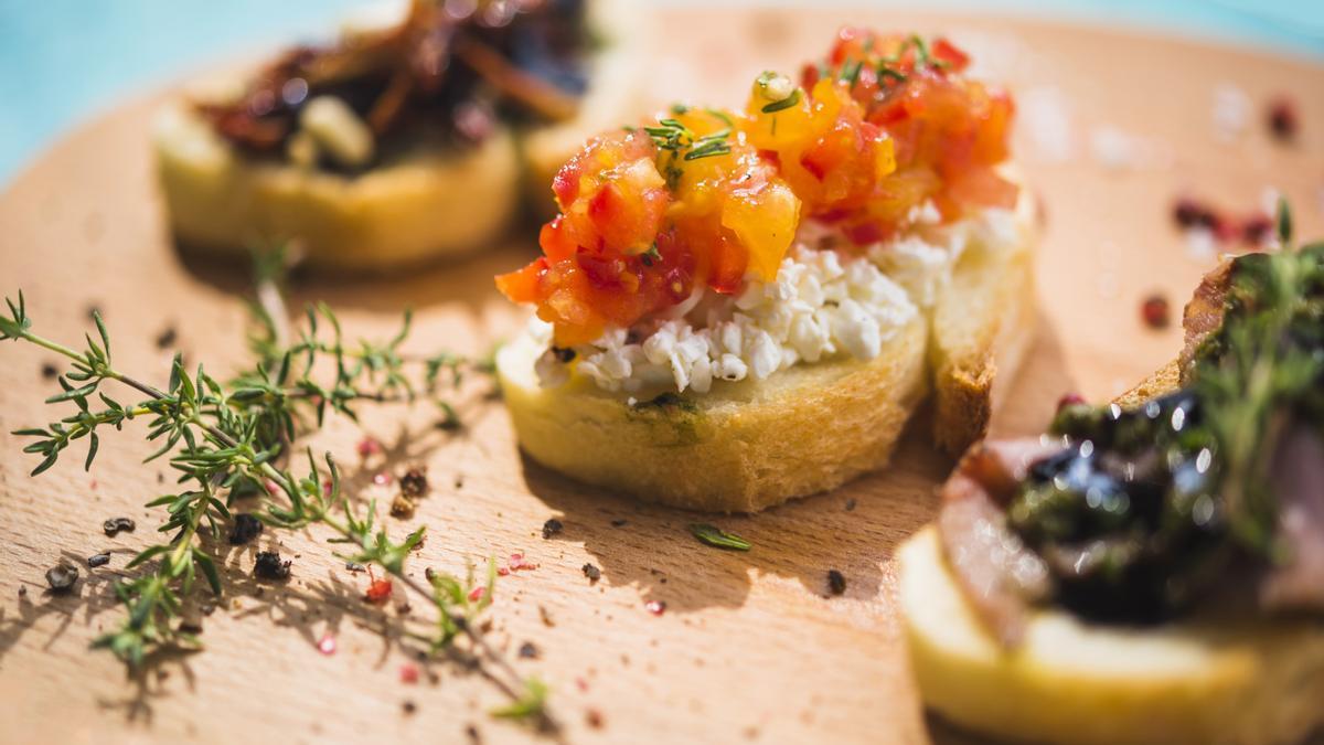 Algunos aperitivos en una imagen de archivo.