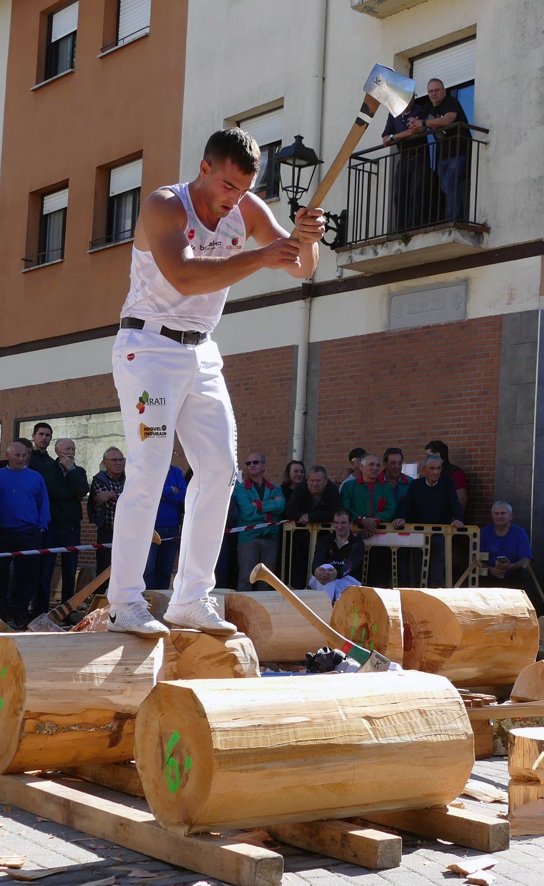 Fotos del Campeonato Navarro de Aizkora en Lekunberri