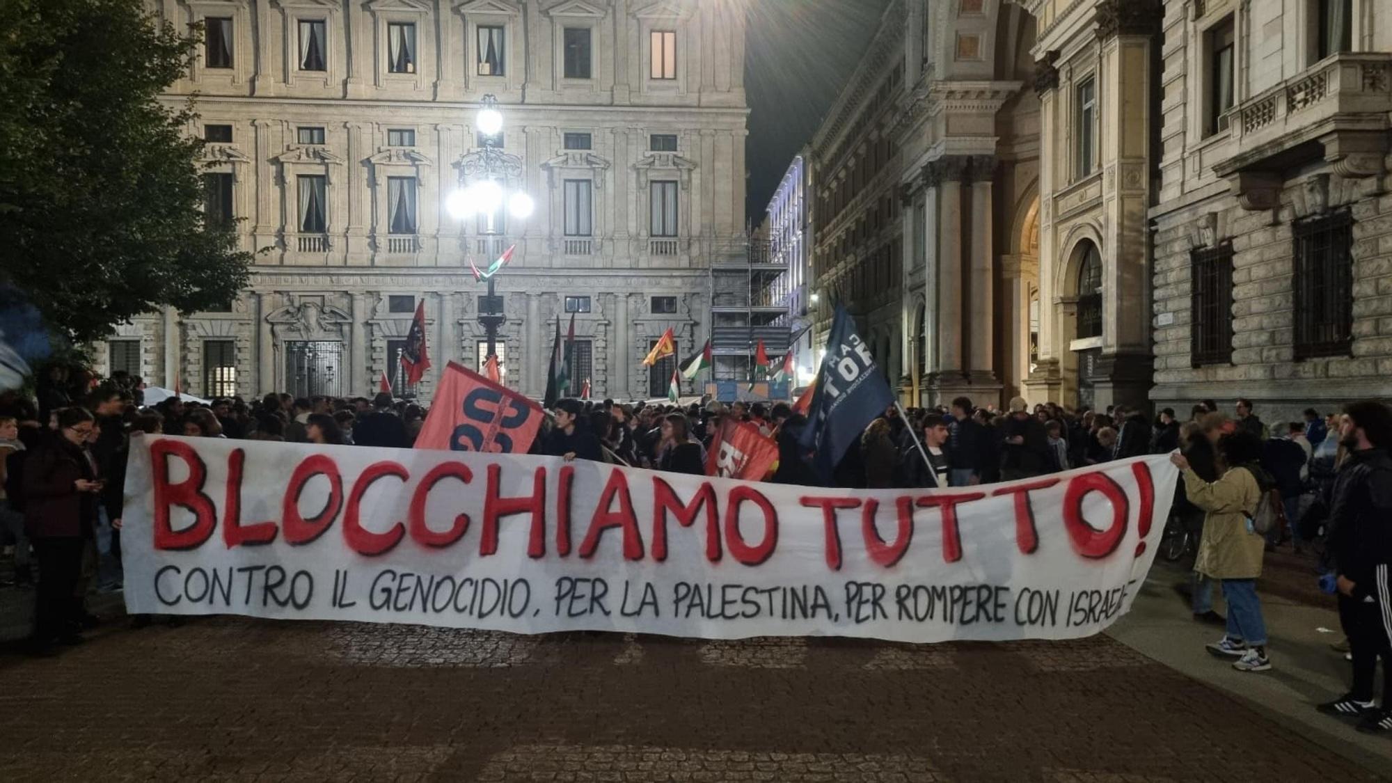 Protestas y disturbios tras la interceptación de la Flotilla Global Sumud