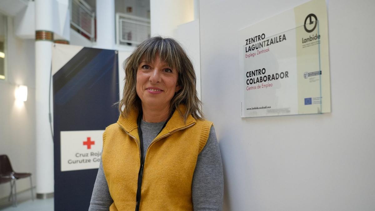 Teresa Romero, responsable de Empleo de Cruz Roja en Euskadi y Álava