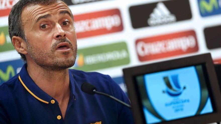 Luis Enrique: &quot;Messi está bien y mañana veremos si juega&quot;