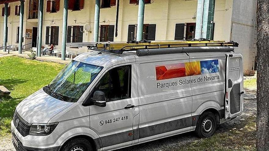 Instalación fotovoltaica en el camping de Isaba