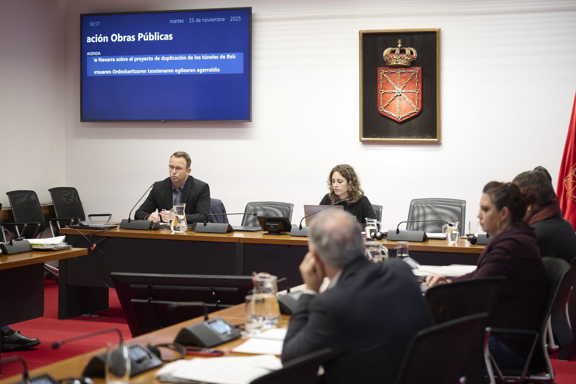 Comparecencia de Ignacio Irujo sobre el proyecto de duplicación de los túneles de Belate