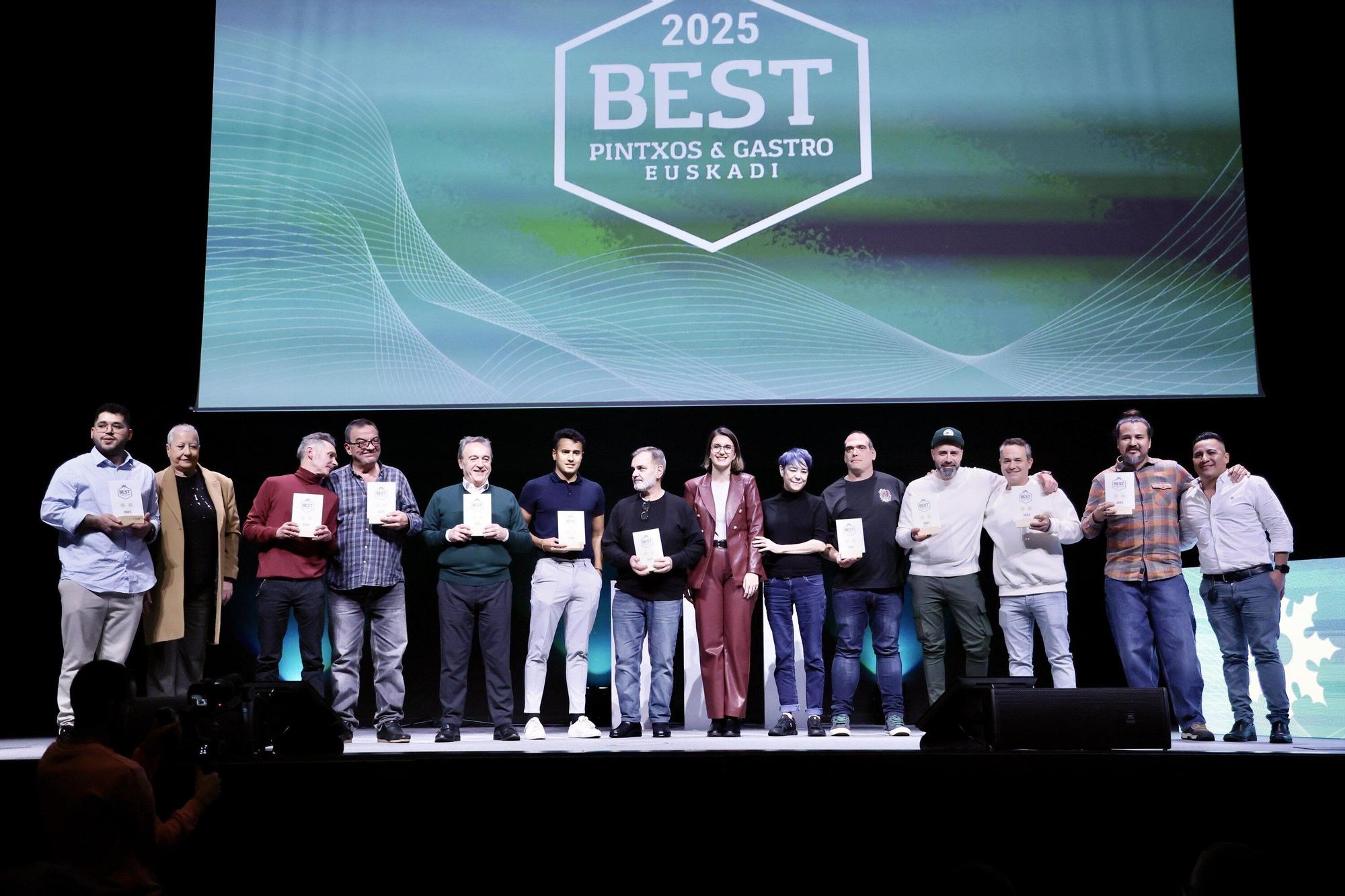 Las mejores barras de pintxos de Euskadi, premiadas en Vitoria