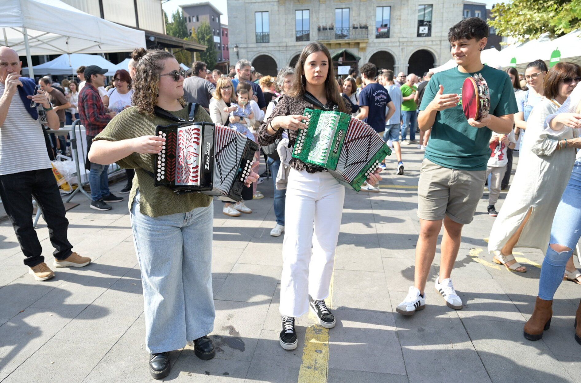 Feria de la cosecha de la manzana en Astigarraga.