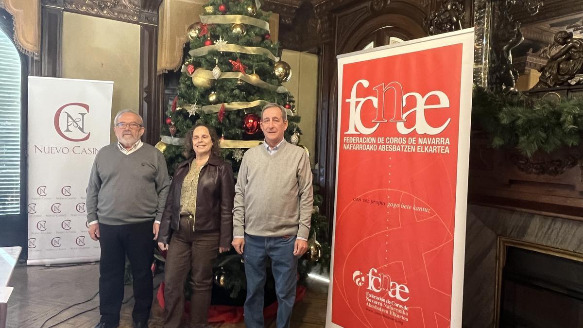 Manuel Magaña, Ana Garrido y Carlos Gorricho.