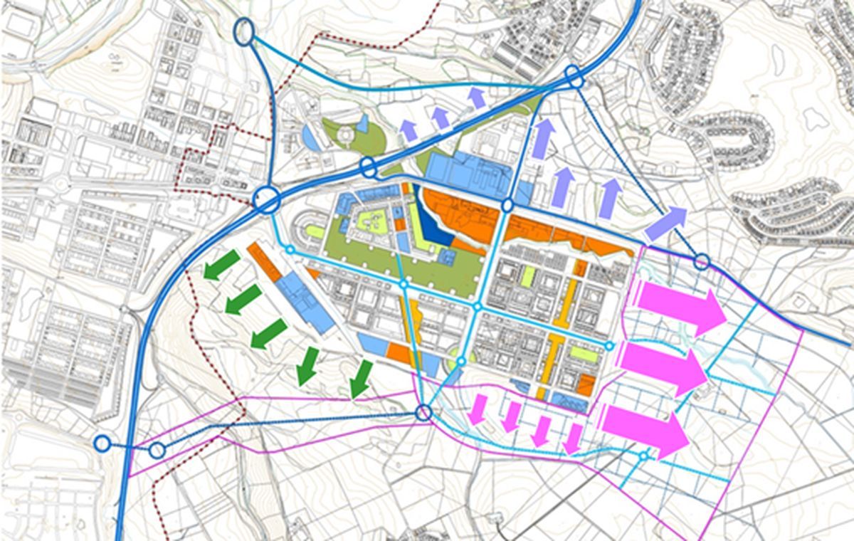 La estimación, según datos provisionales, es urbanizar 90 hectáreas, fomentar la conectividad interna y externa y construir 5.000 viviendas en edificios colectivos.