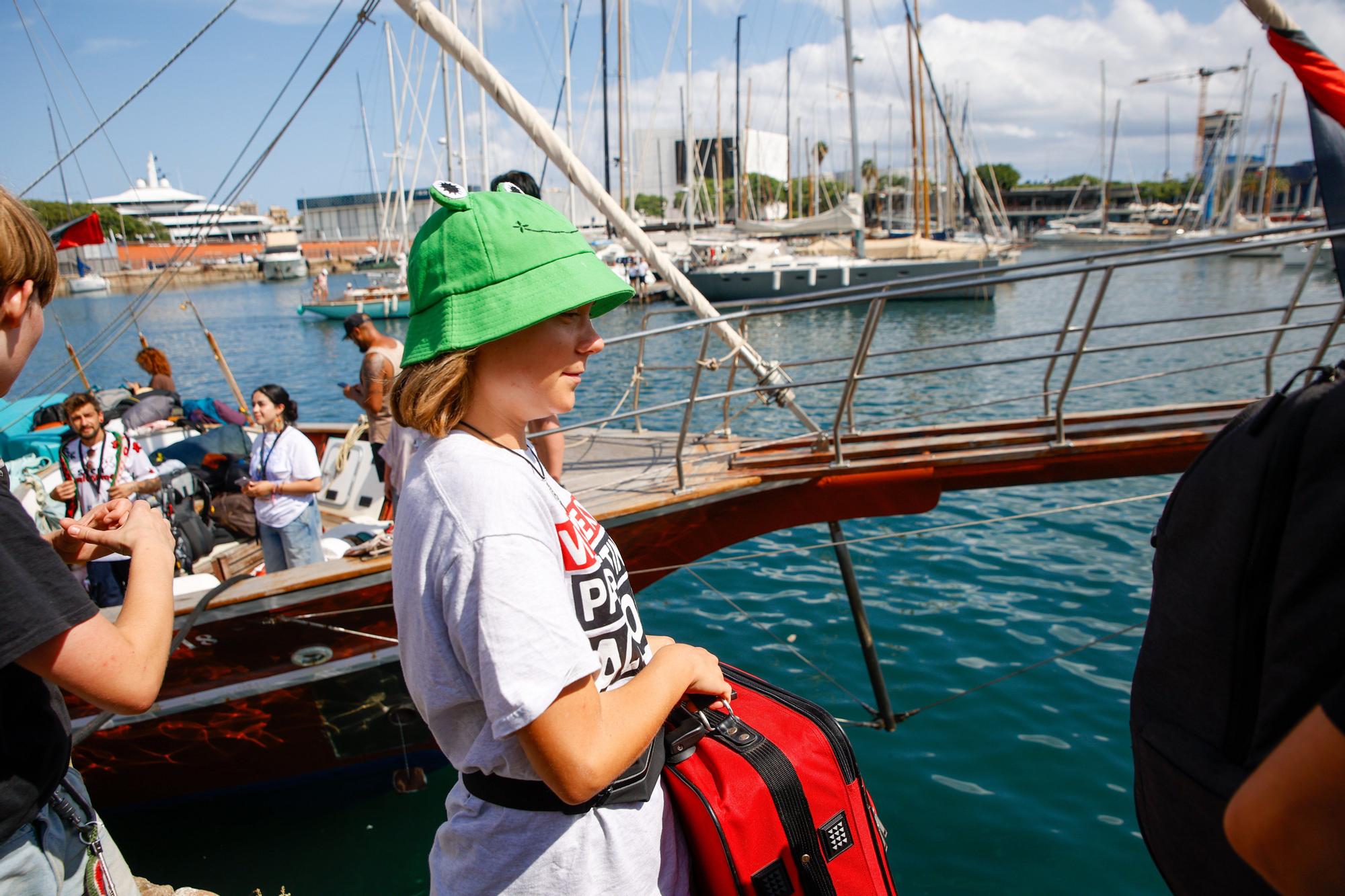 Fotos: La flotilla Global Sumud zarpa rumbo a Gaza