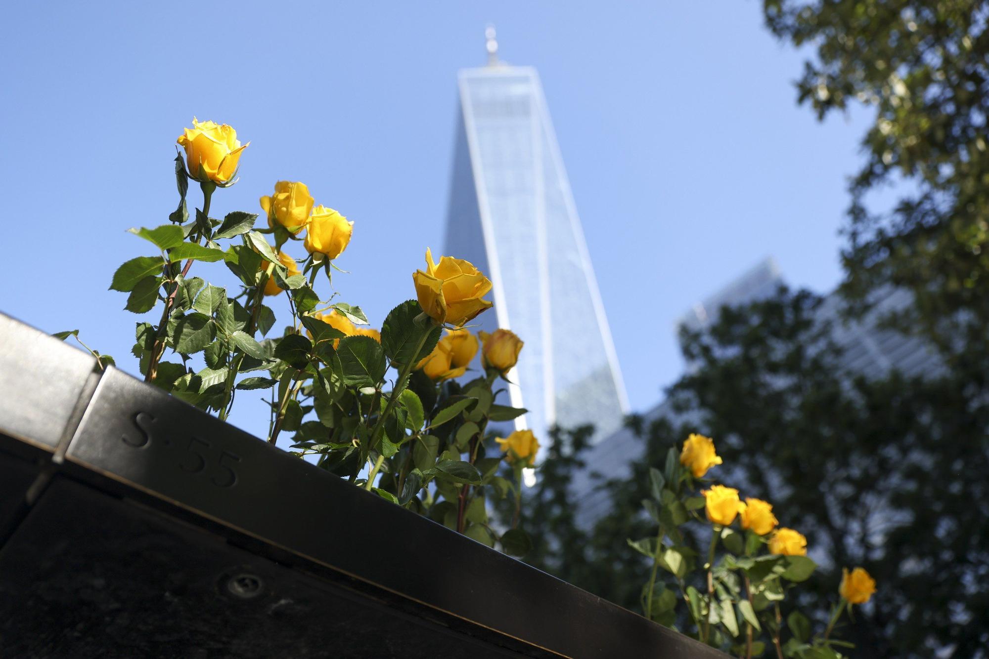 Imágenes del homenaje a las víctimas por el 24º aniversario del 11s