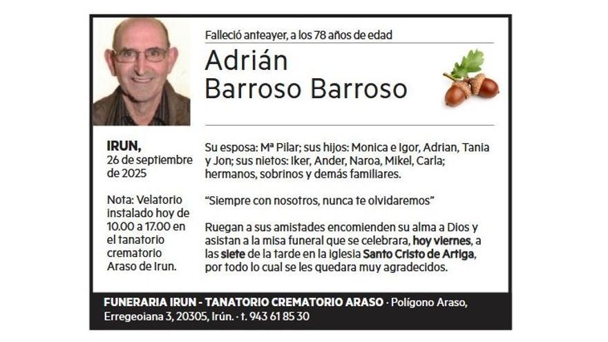 ADRIAN BARROSO BARROSO