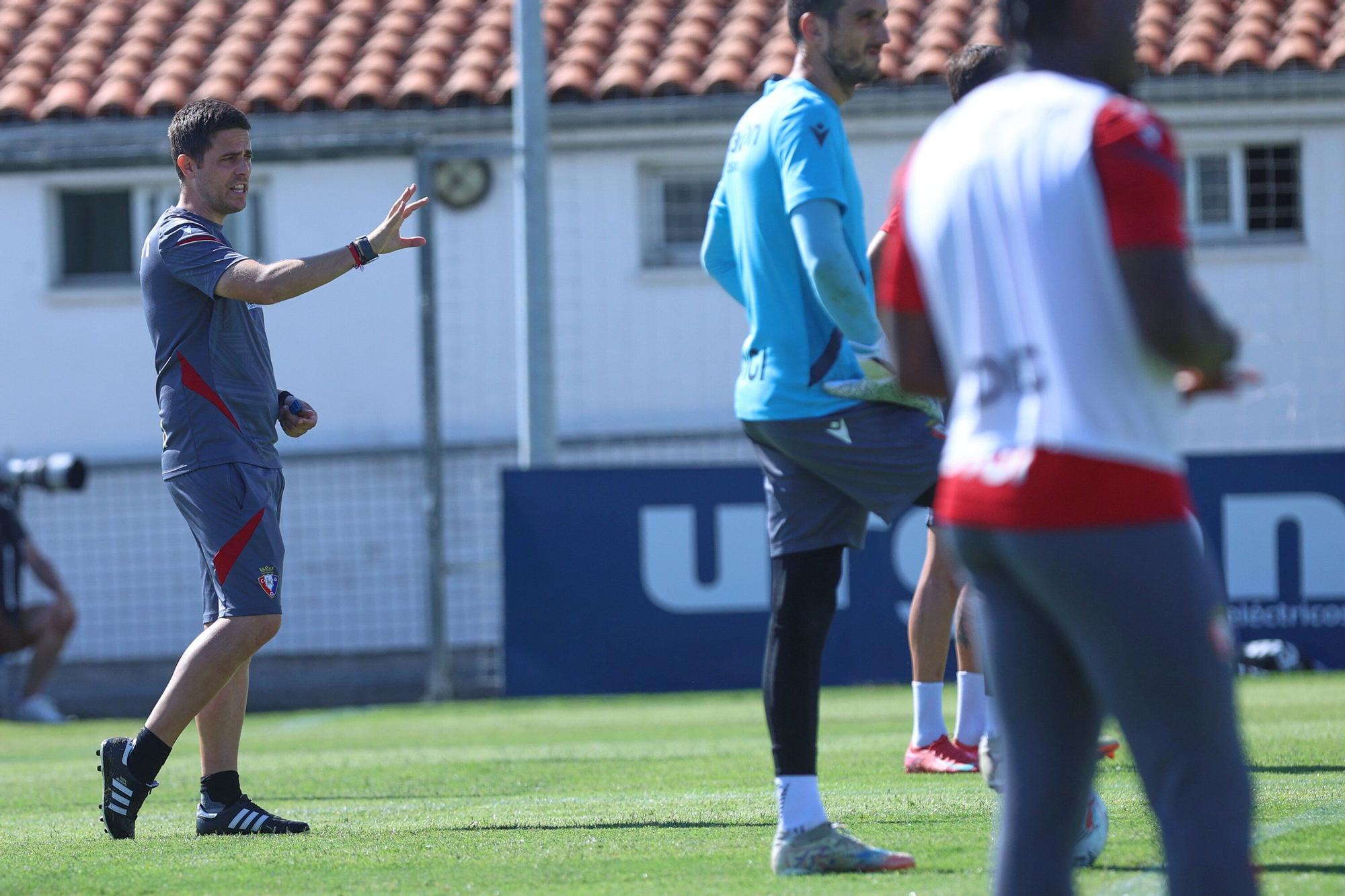 Fotos del último entrenamiento en Tajonar antes del Espanyol-Osasuna