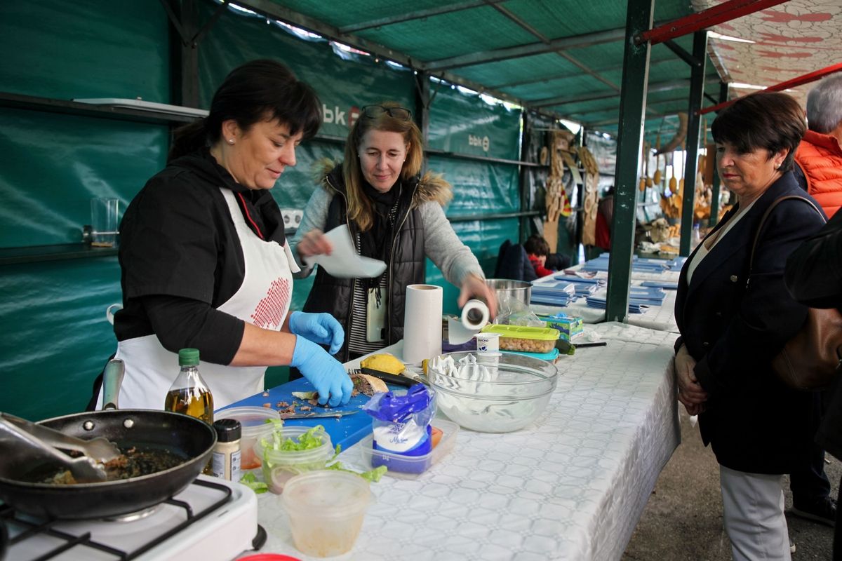 Taller de cocina de aprovechamiento contra el desperdicio.