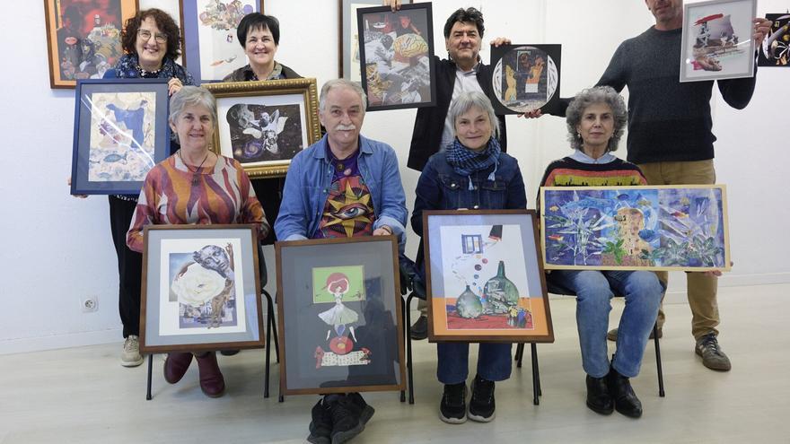 El arte del collage luce en la exposición ‘Sueños en papel’