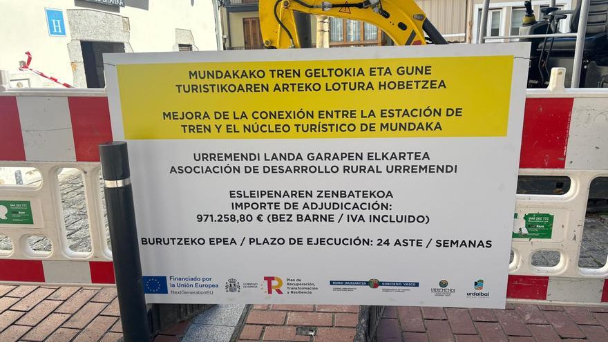 Urremendi renueva la conexión peatonal con el núcleo turístico en Mundaka