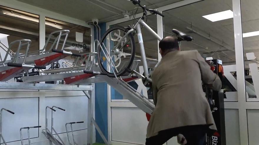 Ateak ireki ditu Getxoko lehenengo Bizipark aparkalekuak