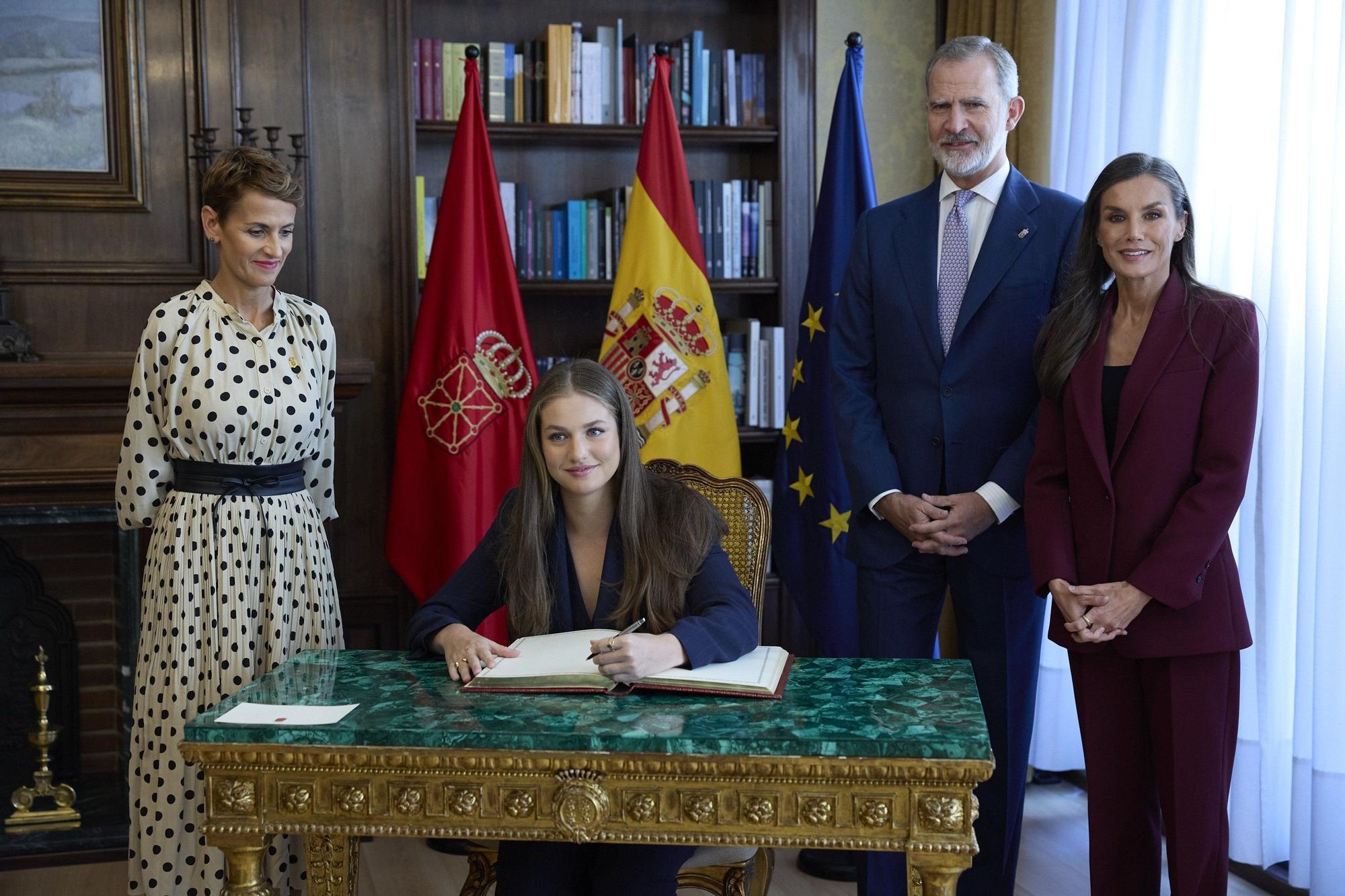 Visita de Felipe de Borbón, Leonor y Letizia a Navarra (viernes 26 de septiembre de 2025)