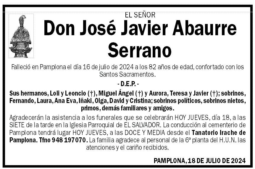 José Javier Abaurre Serrano