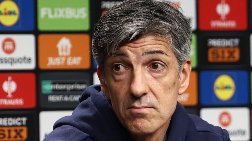 Imanol Alguacil: &quot;El Manchester United es el favorito para ganar la Europa League&quot;
