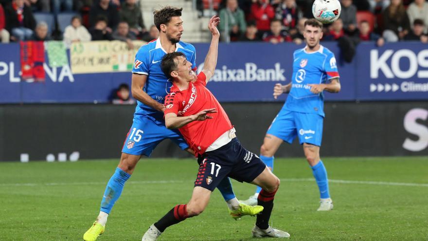Atlético de Madrid se impone a Osasuna en un partido marcado por la polémica arbitral