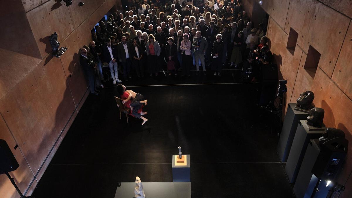 Acto social de Danok Oteiza, en el Museo Oteiza. Acto social de Danok Oteiza, en el Museo Oteiza.