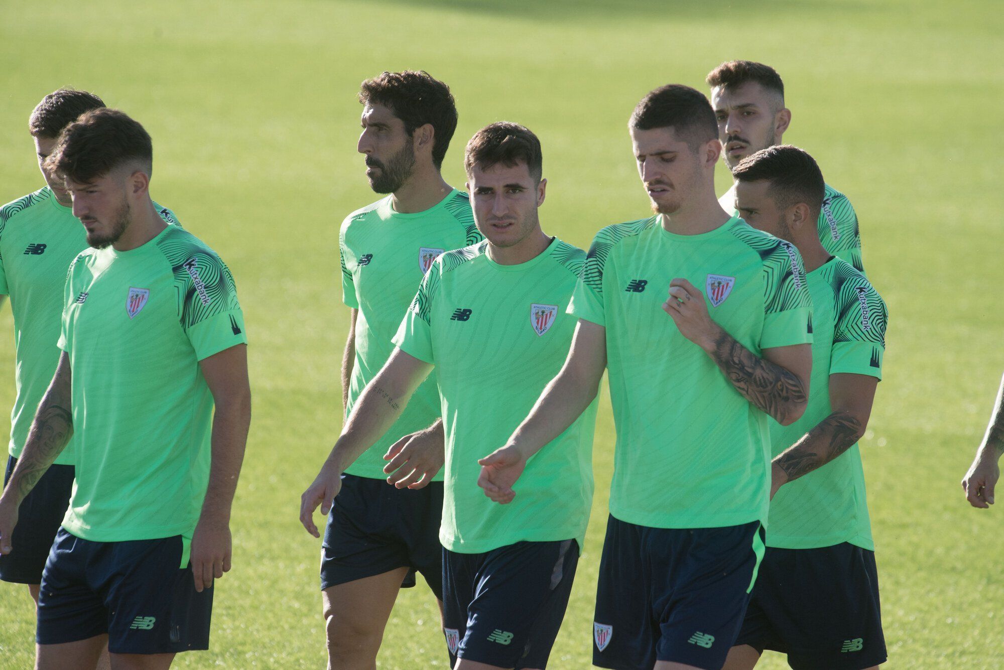 Normalidad en la vuelta a los entrenamientos del Athletic
