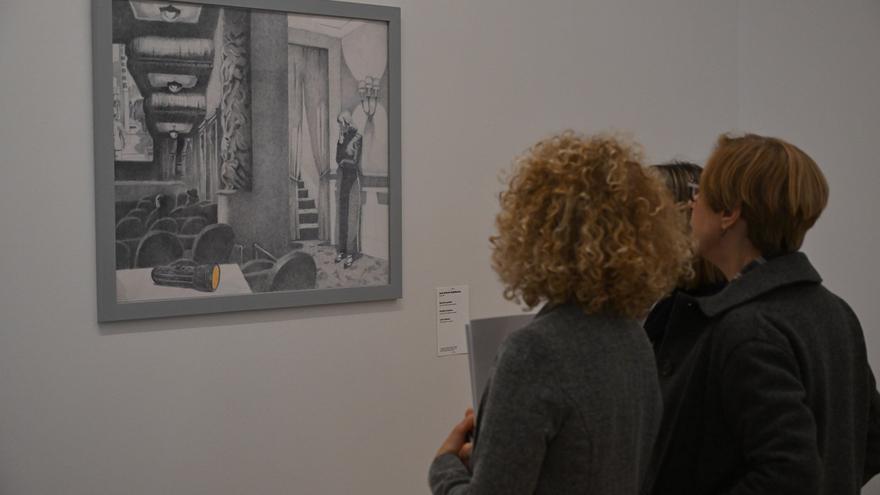 El inquietante y divertido universo de Hopper reinterpretado por Azpilikueta y donado por Olave al Bellas Artes de Bilbao