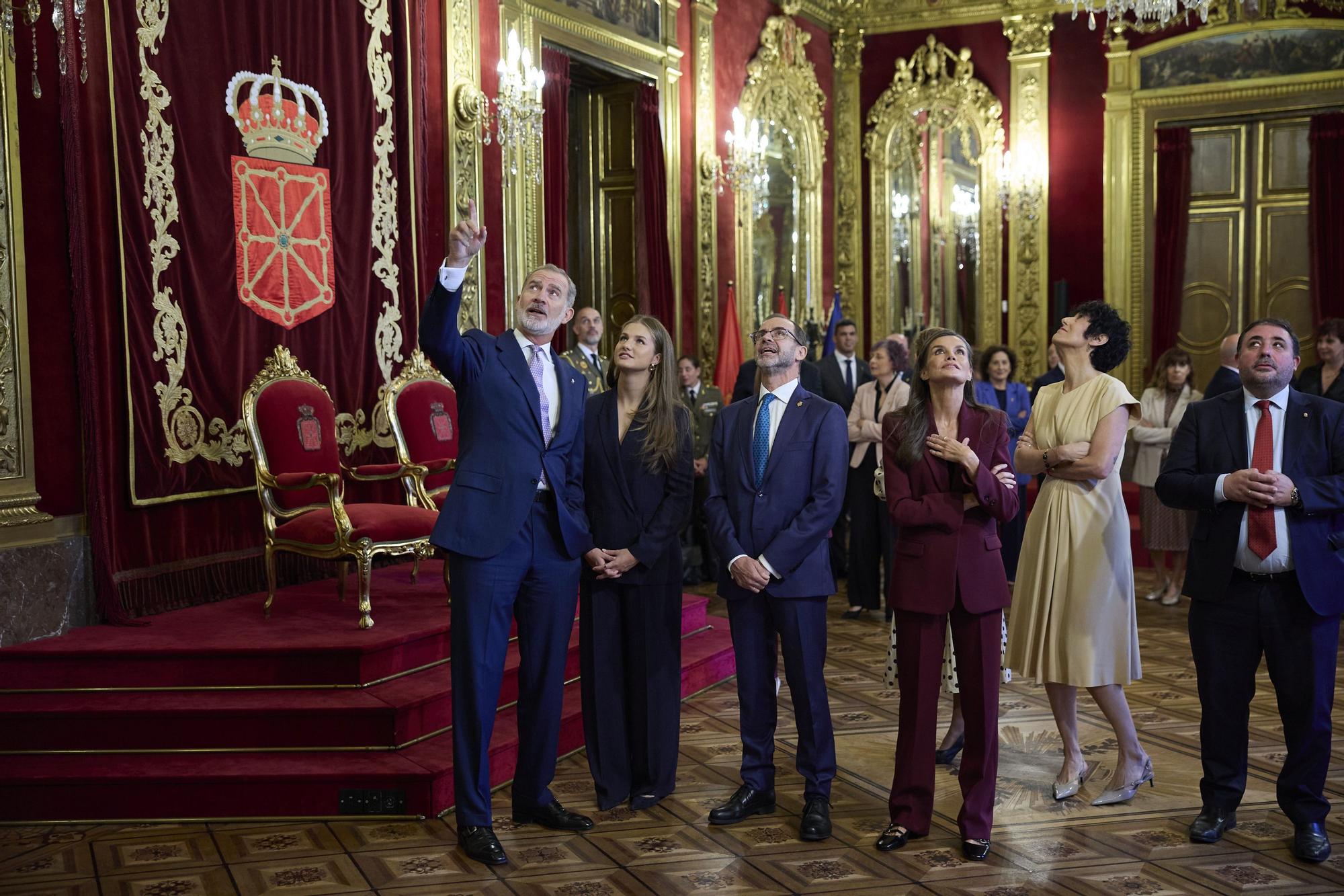 Visita de Felipe de Borbón, Leonor y Letizia a Navarra (viernes 26 de septiembre de 2025)