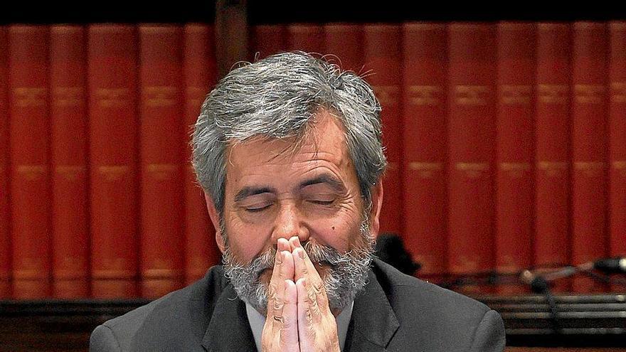 Carlos Lesmes, presidiendo el Consejo General del Poder Judicial. Foto: Efe