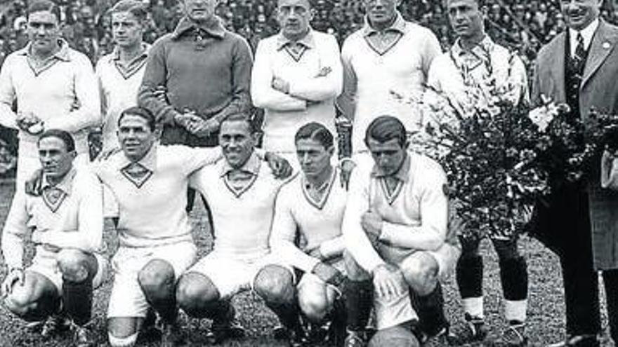 La selección francesa en el Mundial de 1930.