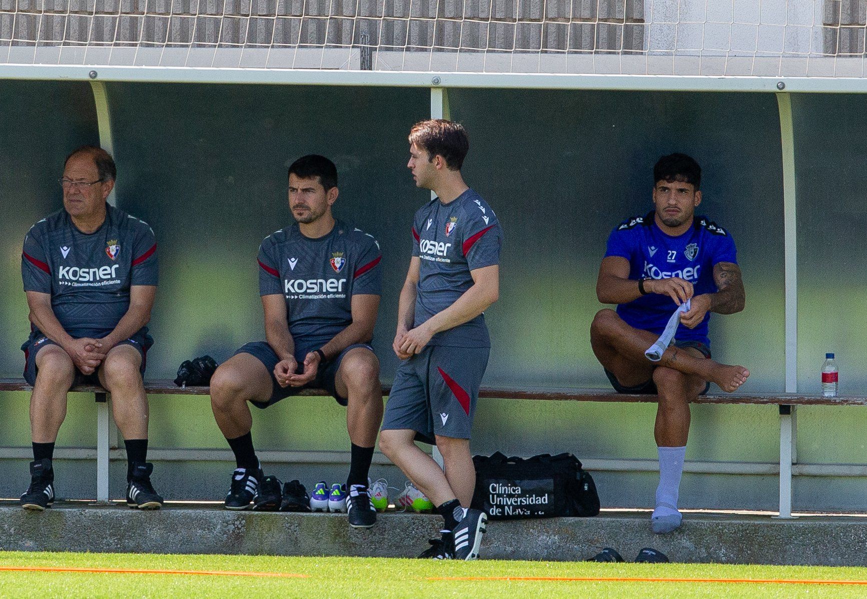 Fotos del entrenamiento de Osasuna en Tajonar del lunes 4 de agosto
