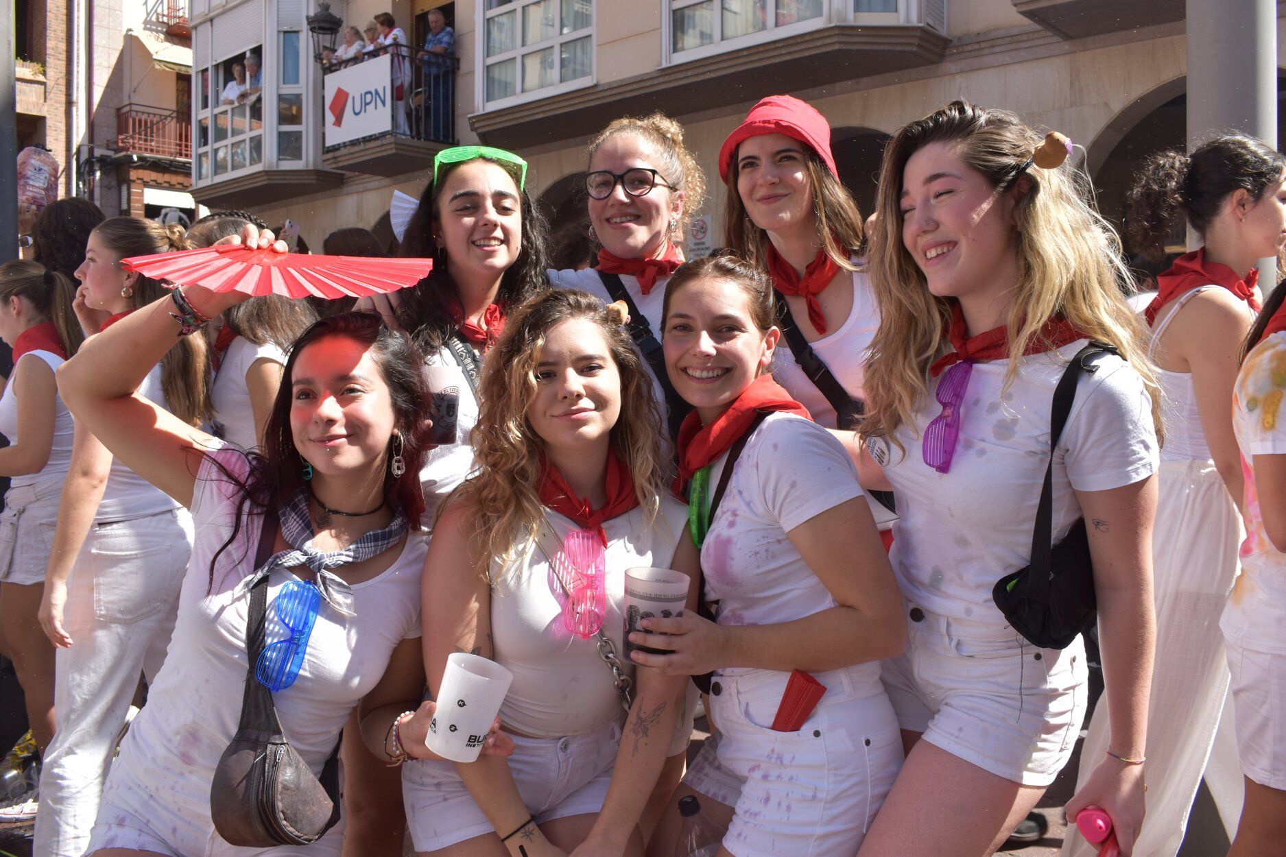 Fotos del chupinazo de fiestas de Peralta