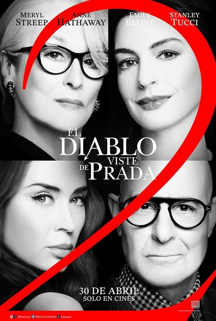 'El diablo viste de Prada 2' filmaren kartela.