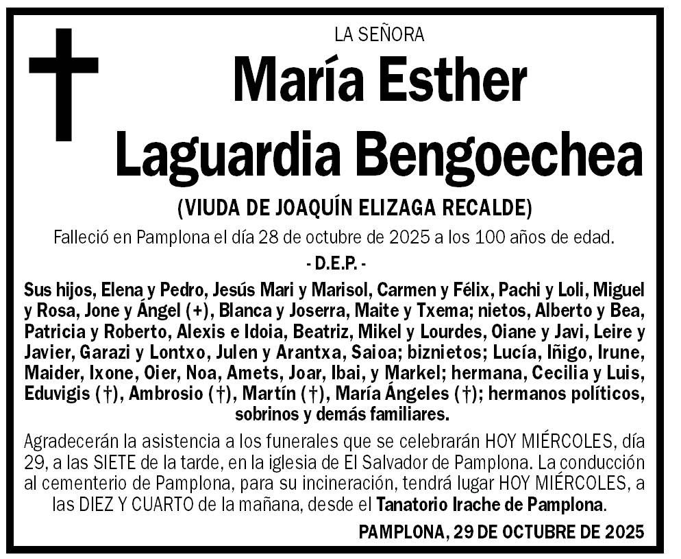 María Esther Laguardia Bengoechea