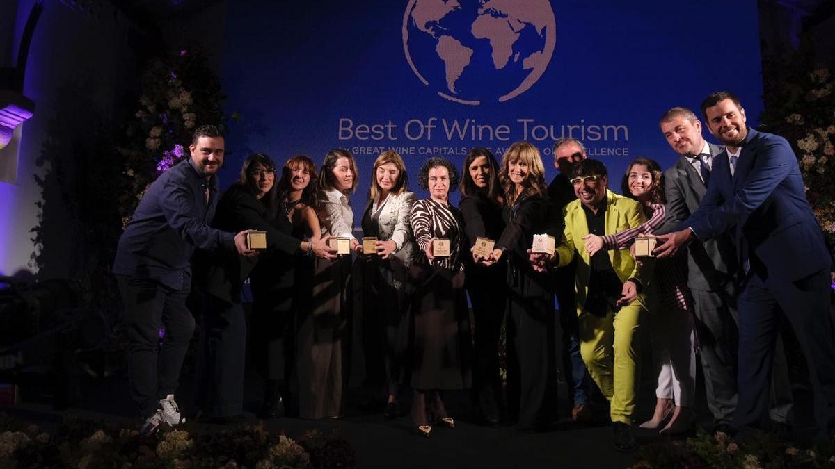 El enoturismo alavés brilla en los prestigiosos premios Best Of Wine Tourism 2026 entregados en Bodegas Bilbaínas, en Haro