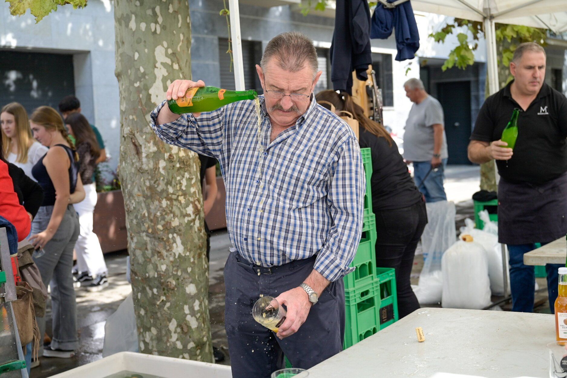 Feria de la cosecha de la manzana en Astigarraga.